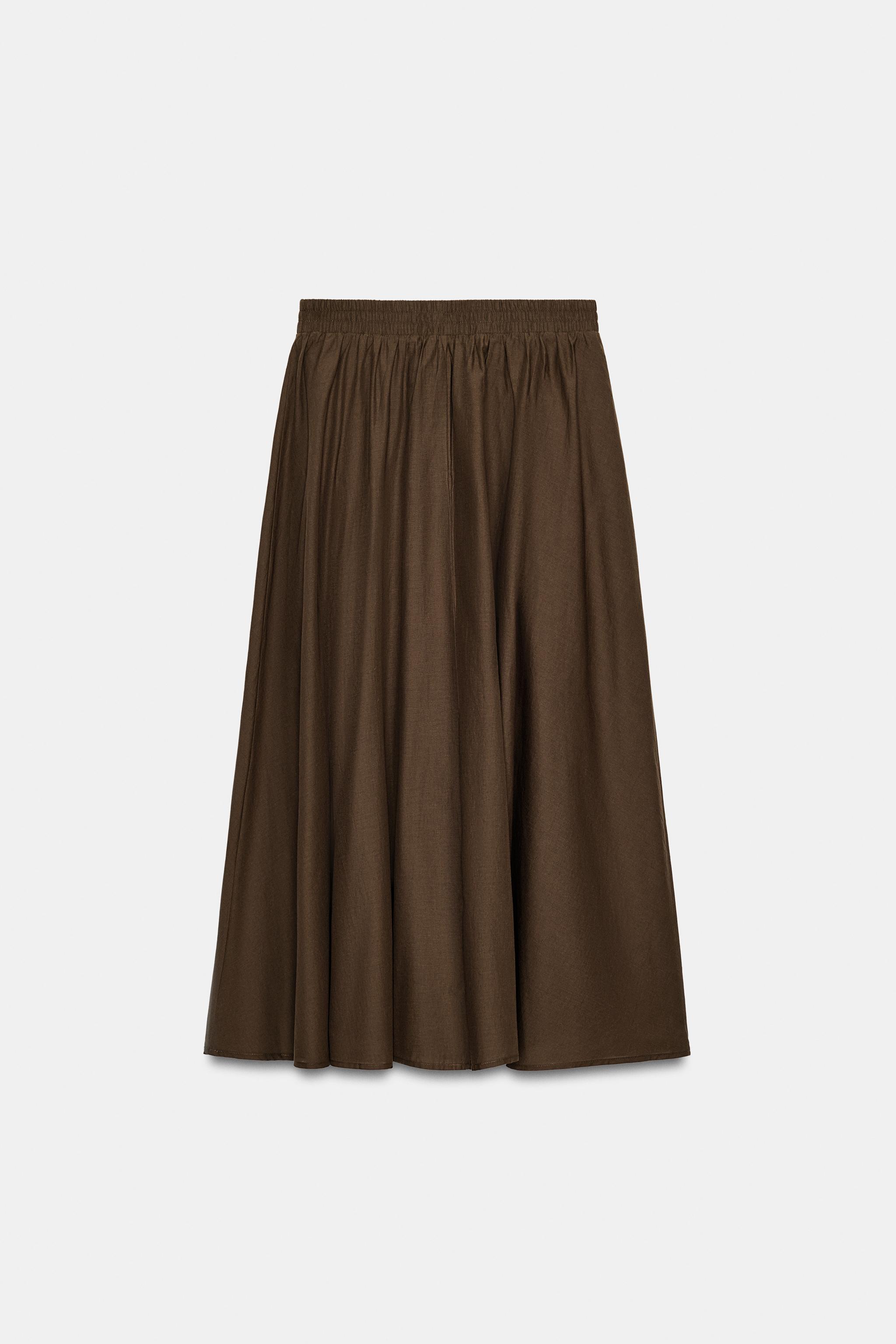 LAYERED MIDI SKIRT
